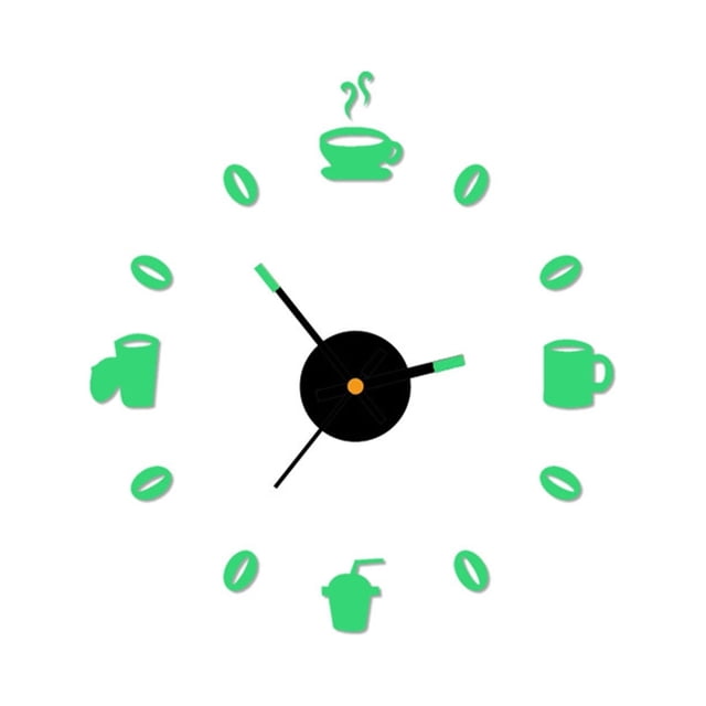 EGNMCR Alarm Clocks for Bedrooms, Clocks for Living Room DIY Luminous Stereo Digital Wall Clock Wall Sticker Clock Living Room Decoration Clock Wall Clock Wall Sticker