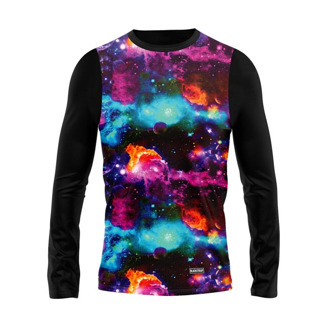 BLACKSTRAP Kid's Therma Crew Baselayer Top Space Galactic, S