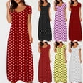 thumbnail image 1 of Yuyuzo Yuyuzo Plus Size Dress for Women Short Sleeve Long Dress Round Neck Full Length Casual Loose Maxi Dress, 1 of 6