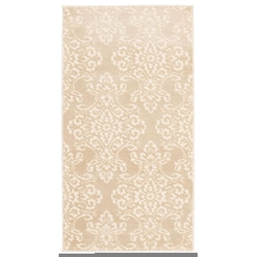 ECARPET Modern Area Rug for Dining Room, Living Room, Bedroom or Den Patty Ivory
