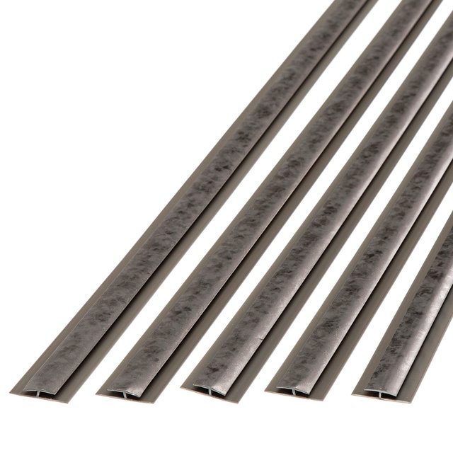Fasade 47 in. Vinyl Divider Trim Galvanized Steel 5 Pack