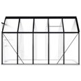 thumbnail image 3 of vidaXL Greenhouse with Base Frame Anthracite Aluminium 5.89 m², 3 of 4