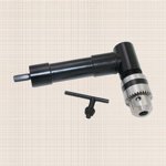 Raindrops Drill Attachment Adapter Black 90 Degree Angle Bend for Electric and Cordless Right Angle Drills