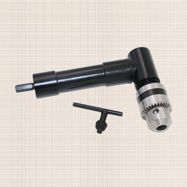 Raindrops Drill Attachment Adapter Black 90 Degree Angle Bend for Electric and Cordless Right Angle Drills