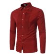 thumbnail image 1 of Pompotops Nouvelle Chemise Décontractée Mode Homme à Pli Frontal à Manches Longues Chemise Manteau en Solde, 1 of 7