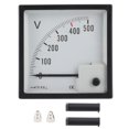 thumbnail image 2 of Voltmeter Volts Meter Right Angle Pointer Gauge AC 0-500V Boat Cabin Dash Instrument Voltmeter Voltage Gauge, 2 of 8