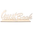 thumbnail image 1 of Guest Book Table Sign Wooden Freestanding Guestbook Sign Wedding Party Decoration, 1 of 9