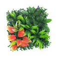 thumbnail image 2 of simhoa 25x25cm Simulation Grass Greenery Wall Panel Decor for Living Room Accessory E, 2 of 8