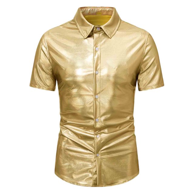 Birdeem Chemise pour Hommes, Manches Courtes, Col à Revers, Décontractée, Sportive