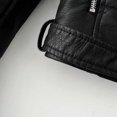 thumbnail image 4 of XZNGL Cropped Jacket Women Ladies Lapel Motor Jacket Coat Zip Biker Short Punk Cropped Tops, 4 of 9