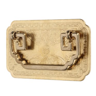 Poignée de Tiroir Antique Poignée en Cuivre Pur Antique Poignée de Chauve-Souris Téthogonale Style Rétro Chinois Antique Tiroirs avec 2 Vis pour Portes d'Armoire