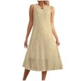 thumbnail image 2 of EGNMCR Robes de Soirée pour Femmes, Robes Formelles pour Femmes, Robes de Cocktail pour Femmes Mode Femme Robe Femme Couleur Unie à Paillettes, 2 of 6