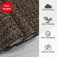 thumbnail image 4 of HOMERRY 9' x 12' Modern Area Rug for Living Room Braided Print Indoor Washable Neutral Carpet, Blue, 4 of 5