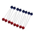 thumbnail image 1 of S SERENABLE 8 Pcs Balles de Golf de Rechange Dia 1.65 Po Activités Intérieures Ou Extérieures Jeu de Cour pour Enfants Adultes Jouet Familial Lancer Balles de Jeu Rouge et Bleu, 1 of 9