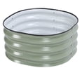 thumbnail image 1 of Raised Garden Bed Kits, 60x60x28cm Stainless Steel Raised Planter Bed For Vegetables Flowers Garden Planter Box Modular Garden Bed Kit For Home School, 1 of 8