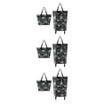 thumbnail image 1 of Ruiboury Foldable Shopping Trolley Bag Multifunctional And Fashionable Wide Application Rose printing 3Set, 1 of 6