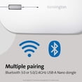 thumbnail image 2 of Kensington SureTrack™ Dual Wireless Mouse- Blanc, 2 of 2