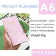thumbnail image 2 of Tyidzon School Supplies A6 Mini Notebook Organizer Planner Daily Planner Notebook Travel Diary, 2 of 2