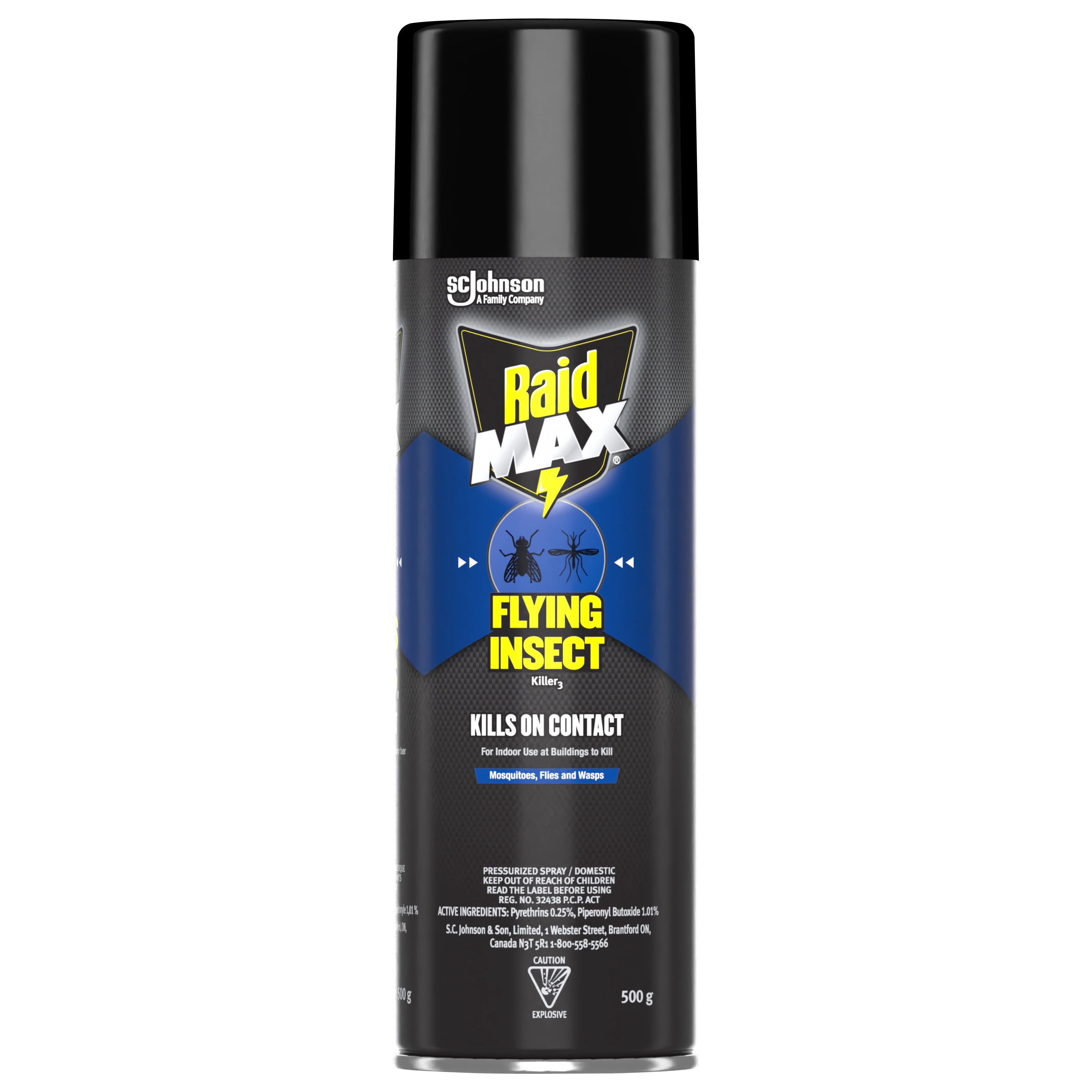 Insecticide Raid Max contre les insectes volants, 500 g