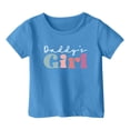 thumbnail image 4 of Pyjama Décontracté pour Enfants Motif Lettre Imprimé Multicolore Col Rond Manches Courtes Grandes Filles Soutien-Gorge Intégré Camisoles Manches Courtes Chemises Filles Manches Longues Chemise de Pâques Filles Filles Athlétiques, 4 of 4