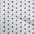 thumbnail image 1 of oneOone Tissu Bleu en Polyester Spandex Matière de Robe Médicale Tissu Imprimé Tissu au Mètre 56 Pouces de Large, 1 of 4