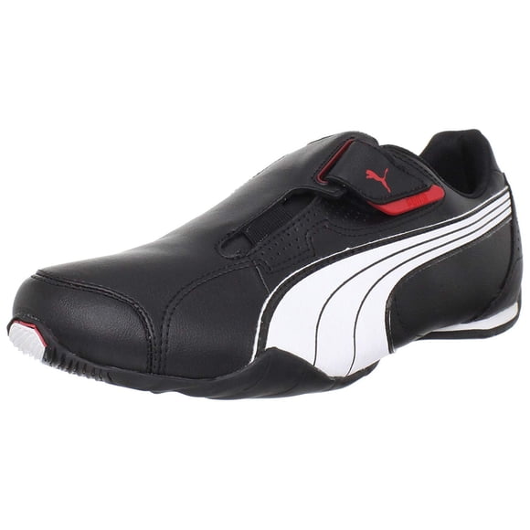 PUMA 18599902 Espadrilles Mode à Lacets Redon Move pour Hommes, Noir/blanc/rouge Haute Risque, 10.5 m US
