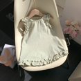 thumbnail image 1 of Robe Sans Manches à Col Rond, Robe Princesse Ample à Manches à Volants pour Enfants, 1 of 4