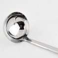 thumbnail image 3 of Rongfmy Ladle -Stainless Steel Long Handle Soup Spoon With Hanging Hook Kitchen 7cm 7, 3 of 9