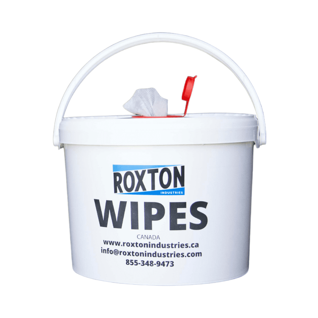 Roxton Disinfectant Wipes, 800 Wipes with Dispenser Bucket, Kills 99.99 of Viruses & Bacteria, Suitable for Gyms, Household, Schools, Commercial Use