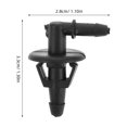 thumbnail image 3 of 5pcs Windshield Washer Hose Connector Compatible With Dodge Sprinter 2500 3500 Universal Car Wiper Nozzle Replacement Kit Adjustable Hose Nozzle Automotive Hose Part, 3 of 8