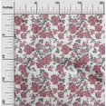 thumbnail image 1 of oneOone Organic Cotton Voile Fabric Leaves & Floral Ikat Print Sewing Fabric BTY 42 Inch Wide, 1 of 4
