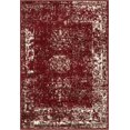 thumbnail image 4 of Unique Loom 3141387 2 ft. 2 in. x 3 ft. Casino Sofia Rectangular Rug, Burgundy, 4 of 5
