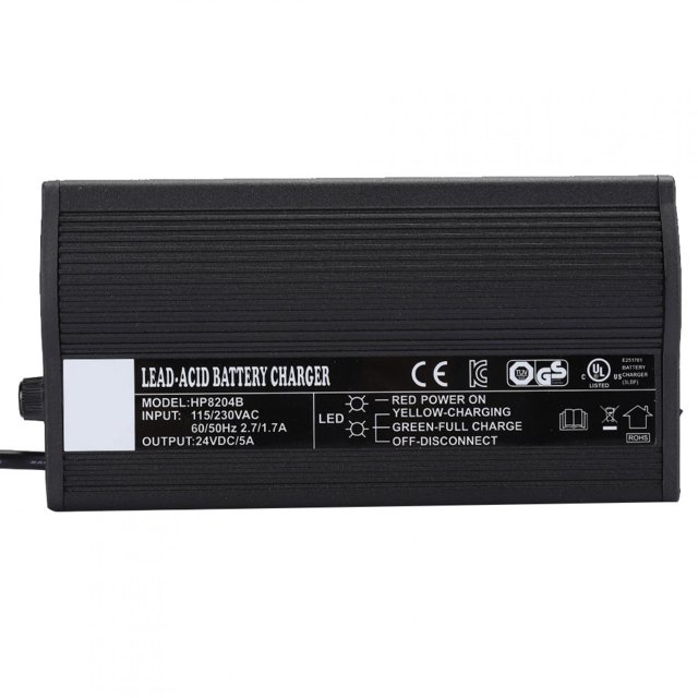 Mobility Scooter Charger, Elder Mobility Scooter Charger, Pratical Heat Dissipation Performance Durable For 24V System Mobility Scooter US Plug