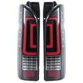 thumbnail image 2 of Tail Light Assembly Led Taillights Rear Reverse Light Led Parking Light Car Brake Light Pair LED Taillights Assembly Quadrate Tail Lamp Fit For Hiace 200  Van 2005-2017, 2 of 8