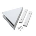 thumbnail image 1 of Palisade Vinyl Waterproof Corner Shower Shelf Dusty Pearl, 1 of 7