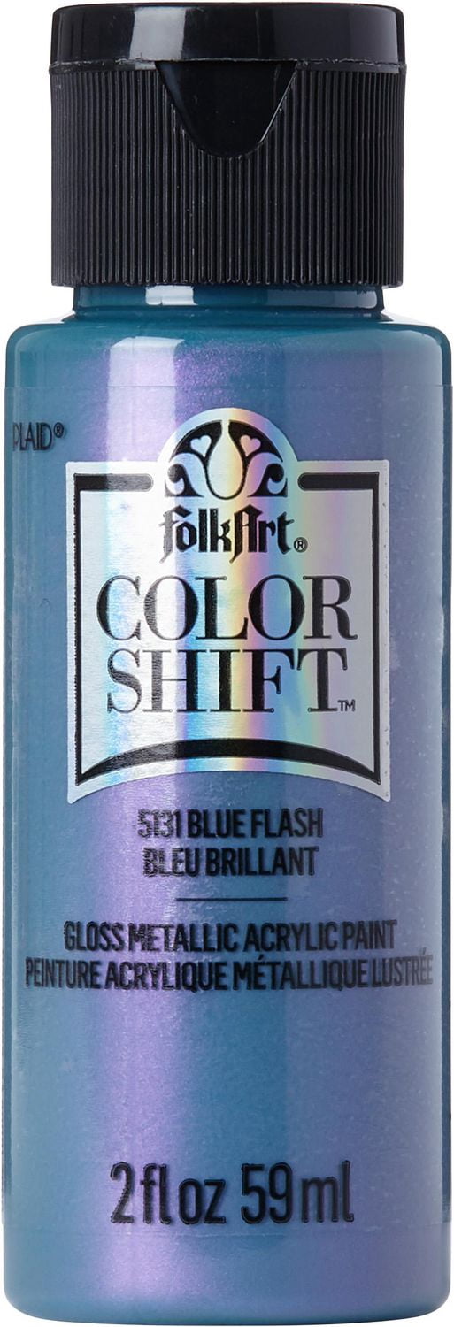 Peinture acrylique FolkArt Color Shift en couleurs variées (59 ml), Bleu brillant