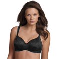 thumbnail image 1 of Playtex Womens Secrets Body Revelation Underwire Bra, 38DD, Black Jacquard, 1 of 4