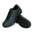 thumbnail image 1 of Mens Leather Slip-Resistant Jogger Work Shoe  Black - Size 15, 1 of 1