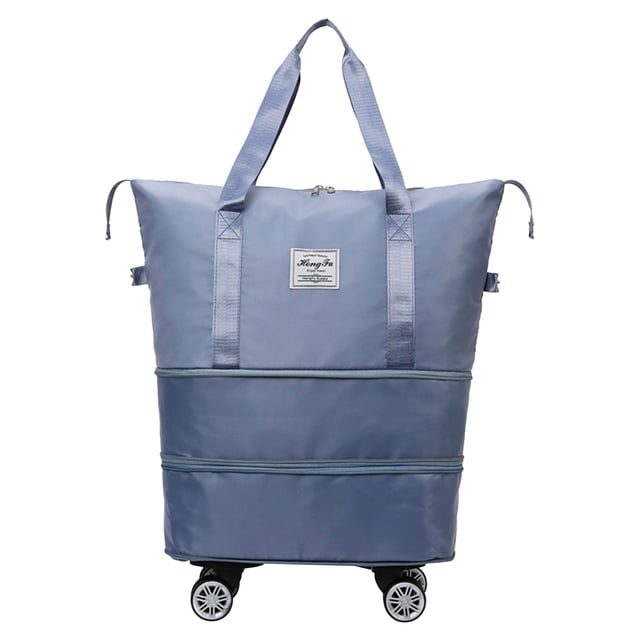 Grand Sac de Sport, Sac de Sport de Voyage Sac de Voyage à Roue Universelle, Grand Sac de Voyage Pliable Imperméable Sac à Main Sac à Main Sac de Sport de Voyage Sac de Voyage Multifonction pour Dames