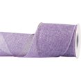 thumbnail image 1 of Joycrosso Burlap Wired Edge Ribbon 4 inch x 10 Yards, Lt. Purple, Ideal for Crafting, Gift Wrapping, Wreath, Christmas Tree, and Rustic Wedding Decorations, 1 of 4