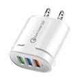 thumbnail image 2 of TIMIFIS Usb C Charger 3 Port Fast Quick Charge 3.0 USB Hub Wall Charger 3.0A Power Adapter US Plug Gift, 2 of 2