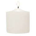 thumbnail image 1 of Ensemble de 4 Bougies Piliers Blanches, 1 of 1