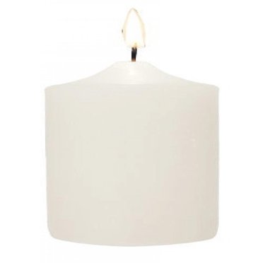 Bougie Pilier Blanche