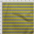 thumbnail image 3 of oneOone Coton Tissu Cambier Floral & Chevron Bloc Tissu Imprimé 1 Yard 56 Inch Wide, 3 of 4