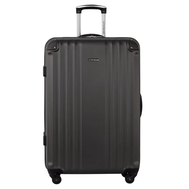 Remis à Neuf Jetstream Southbound Valise Rigide Extensible de 28 Pouces Grande Valise Enregistrée, Gris, Roues Pivotantes