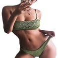 thumbnail image 2 of Women‘s Bandage Push-up Padded Bra & Triangle Bikini Set, 2 of 3