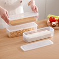 thumbnail image 2 of Récipient de Nouilles Transparent Empilable Étanche à l'Humidité avec Couvercle Rectangle de Conservation Frais Boîte Spaghetti Conservation Boîte de Rangement Accessoires de Cuisine, 2 of 12