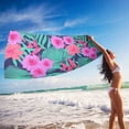 thumbnail image 2 of Sentmoon Microfiber Beach Towel Super Lightweight Colorful Bath Towel Sandproof Beach Blanket Multi-Purpose Towel For Travel Swimming Pool 28x60 Inch Deals of The Day, 2 of 5