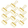 thumbnail image 1 of Metal Wire Paper Clamp Binder Clips Colored Multifunction Hollow Out Paper Desktop Office Organizer for Photo File Students School Office Home Supply 10pcs per Box 32mm, 1 of 8