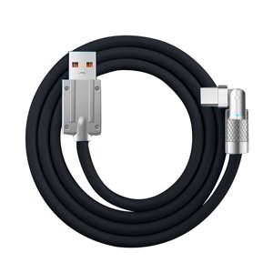 180° Rotating Fast Charge Cable USB Fast Charging USB To Type C Data Cable 120W Super Fast Charging Type C Silicone Fast Charging Cable Compatible With Android Series